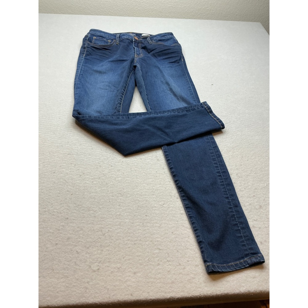 Jacob Davis Uma Skinny Jeans Salem Wash Blue Stretch Denim Size 29‎ JDW03B